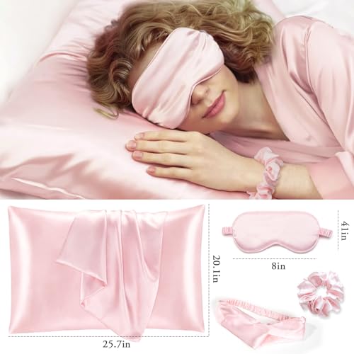 Golray Gifts for Teen Girls Kids -13 Pcs Teenage Girl Basket with Satin Pillowcase/Spa Robe/Journal/Mug, Christmas Birthday Gifts Set for Women Daughter Sister Tween Toy Age 10 11 12 14-18 - Image 4