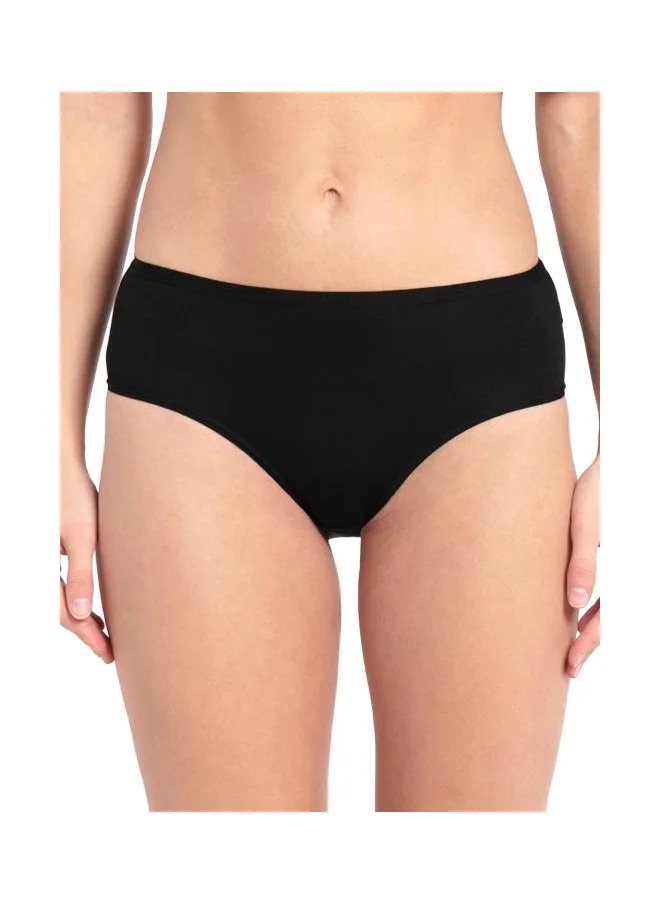 JOCKEY Jockey 1807 Women High Coverage Micro Modal Elastane Stretch Mid Waist Hipster with Ultra soft Exposed Waistband