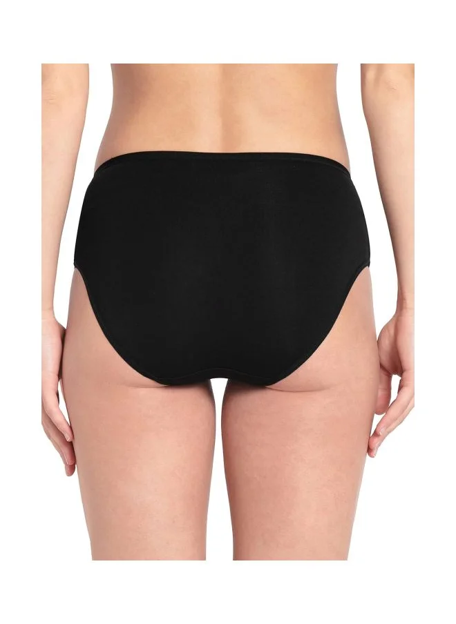 JOCKEY Jockey 1807 Women High Coverage Micro Modal Elastane Stretch Mid Waist Hipster with Ultra soft Exposed Waistband