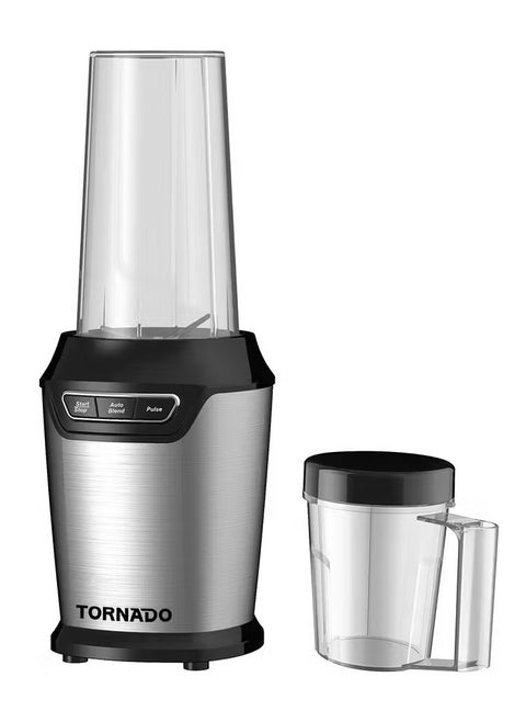 TORNADO Electric Blender 1000 Watt 0.75 Liter Extra 0.5 Liter Jar Black TBL-1000W