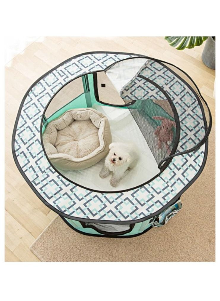 Arabest - Portable Foldable Pet Tent Brown - Image 1