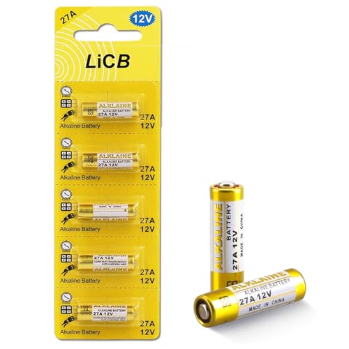 LiCB A27 27A 12V Alkaline Battery (5-Pack) - Image 1