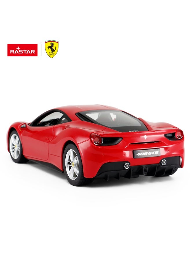Rastar 1:14 Scale Ferrari 488 GTB Remote Control Car, Officially Licensed Ferrari RC Toy Car for Kids - Image 4