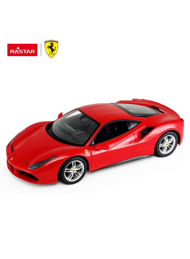 Rastar 1:14 Scale Ferrari 488 GTB Remote Control Car, Officially Licensed Ferrari RC Toy Car for Kids - Image 3
