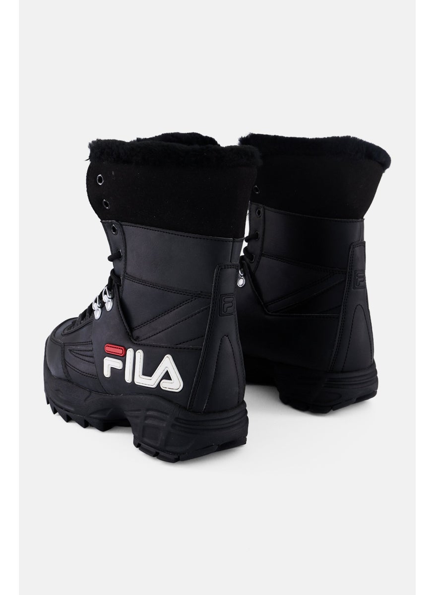 FILA - Women Disruptor Lace Up Outdoor Boots, Black - Image 1