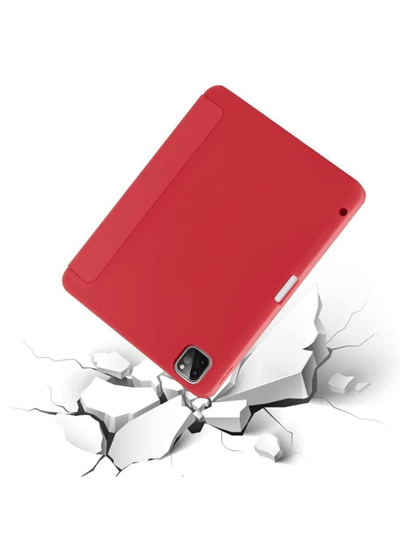 ELTRAZONE Case for iPad Pro 11 Inch 2021(3rd Gen)/2020(2nd Gen) with Pencil Holder [Support iPad 2nd Pencil Charging/Pair] Slim Trifold Stand, Smart Protective Case Cover - Image 2