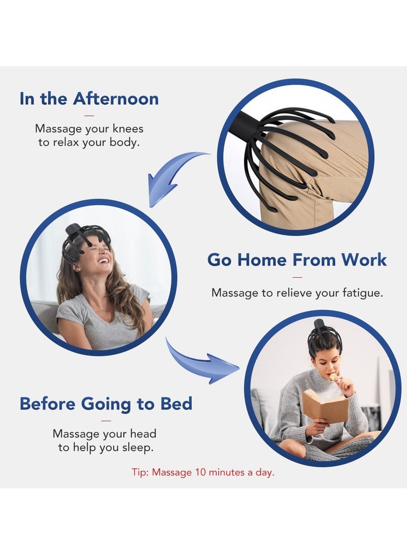 general Electric Octopus Claw Scalp Massager Stress Relief Therapeutic Head Scratcher - Image 5