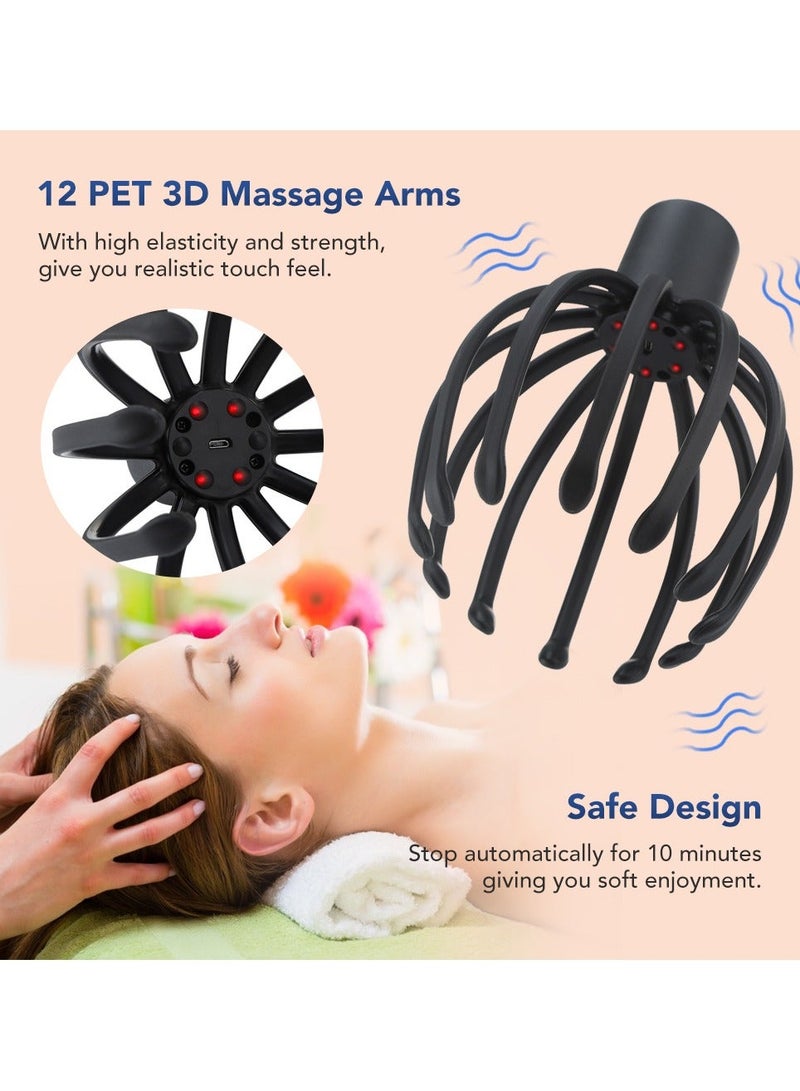 general Electric Octopus Claw Scalp Massager Stress Relief Therapeutic Head Scratcher - Image 2