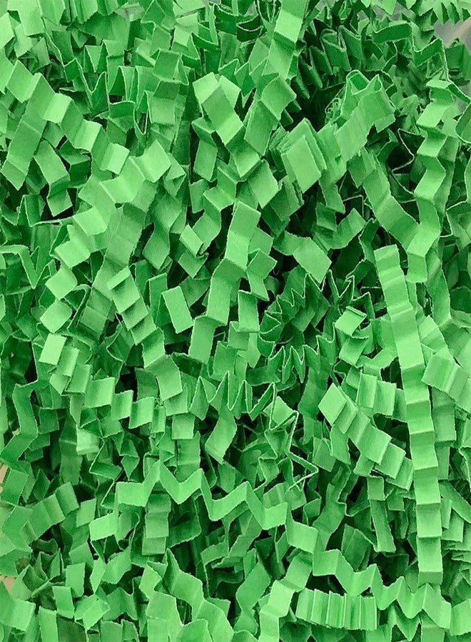 Ohiyoo 4 LB Green Crinkle Cut Paper Shred Filler Gift Wrapping Basket Filling Gift Box Filler Confetti Paper Shreds Stuffing for Birthday Christmas Wedding Basket Filler Decoration (Green - Image 1