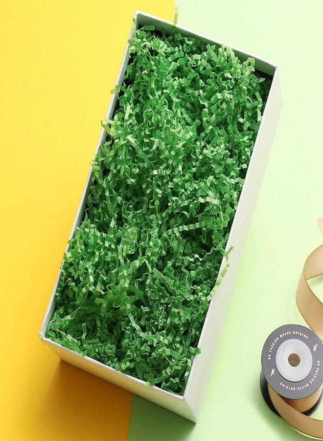 Ohiyoo 4 LB Green Crinkle Cut Paper Shred Filler Gift Wrapping Basket Filling Gift Box Filler Confetti Paper Shreds Stuffing for Birthday Christmas Wedding Basket Filler Decoration (Green - Image 4