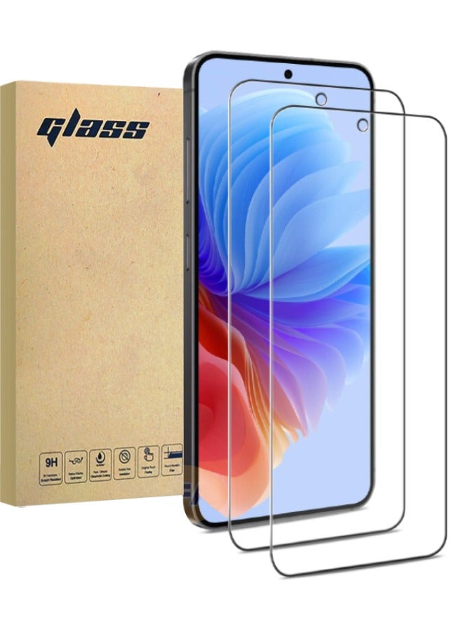 جلاس قطعتان من واقي الشاشة لهاتف Samsung Galaxy S24 FE، [صلابة 9H] [حساس للمس] [مضاد لبصمات الأصابع] [مضاد للخدش] [خالي من الفقاعات]، واقي شاشة زجاجي مقوى عالي الدقة لهاتف Samsung Galaxy S24 FE 5G مقاس 6.7 بوصة (معبأ، قطعتان) - Image 1