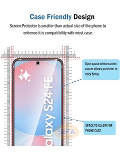 Glass 2 Pack Samsung Galaxy S24 FE Screen Protector, [9H Hardness][Touch Sensitive][Anti-Fingerprint][Anti-Scratch][Bubble-Free], HD Tempered Glass Screen Protector for Samsung Galaxy S24 FE 5G 6.7 inch (Boxed, 2-Pack)  - Image 5