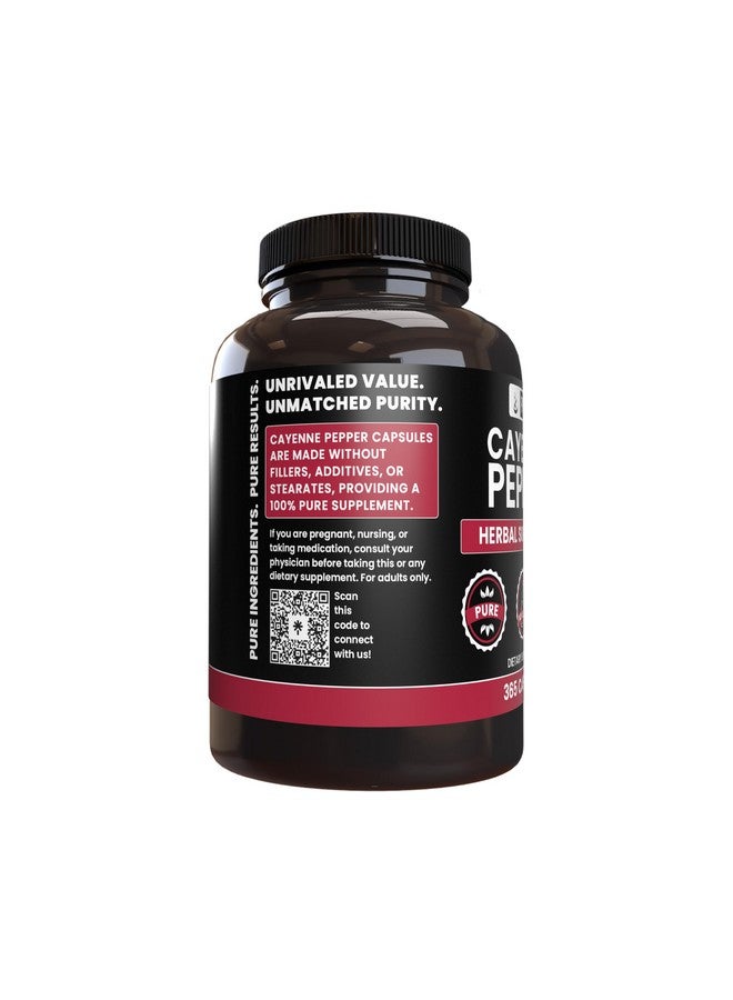 PURE ORIGINAL INGREDIENTS PURE ORIGINAL INGREDIENTS Cayenne Pepper (365 Capsules) No Magnesium Or Rice Fillers, Pure, Lab Verified - Image 2