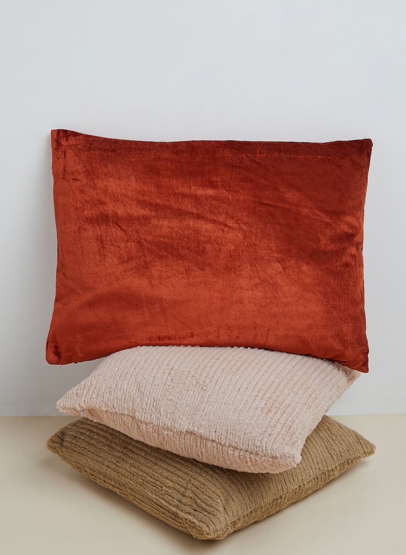 نوار اديت وسادة مخملية مبطنة 18 × 24 بوصة - Image 1