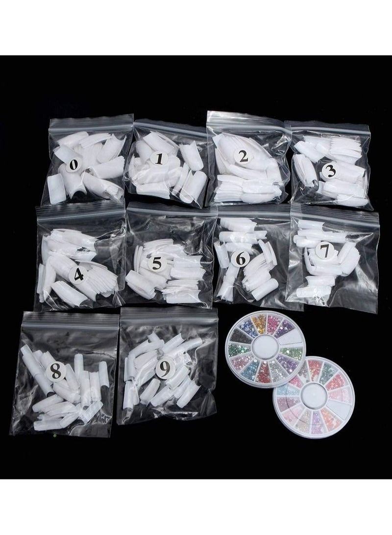 RollsTimi  Nail Tool Set 42 Color Crystal Powder - Image 3