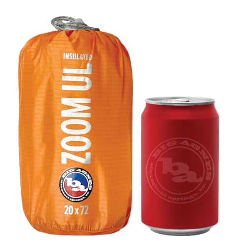 Big Agnes Zoom UL Insulated Sleeping Pad, Wide Long, Amber Glow, (25X78) - Ultralight, Compact, 3-Season Sleeping Pad for Backpacking - Image 3