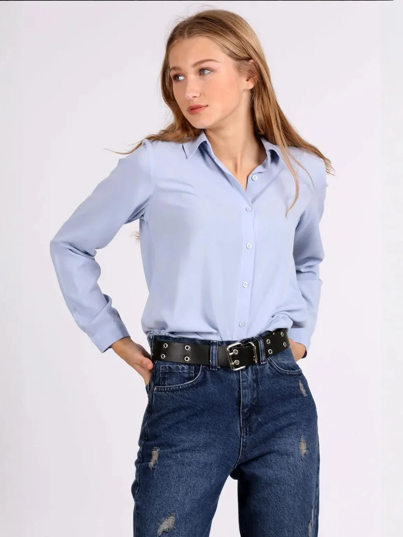BIG DART BDART Basic Button-Up Shirt