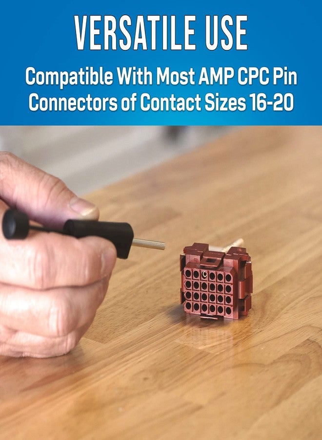 جونارد تولز مستخرج دبابيس Jonard Tools R-5926 لأحجام جهات الاتصال من 16 إلى 20، بطول 3 بوصات - Image 2