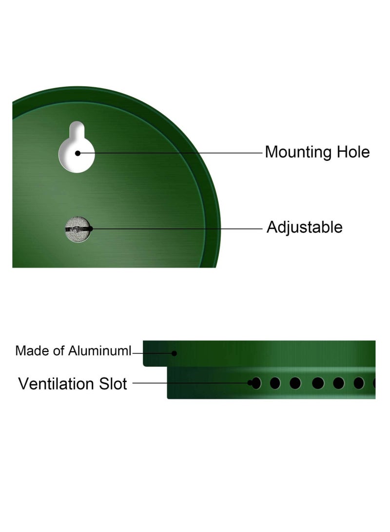 سيوسي مصغرة ترمومتر داخلي و humidimeter - مصغرة ترمومتر humidimeter التناظرية رصد درجة الحرارة ، ومناسبة لتزيين خزانات المياه في الاحتباس الحراري في غرف الجدران المنزلية ، دون الحاجة إلى بطاريات - Image 3