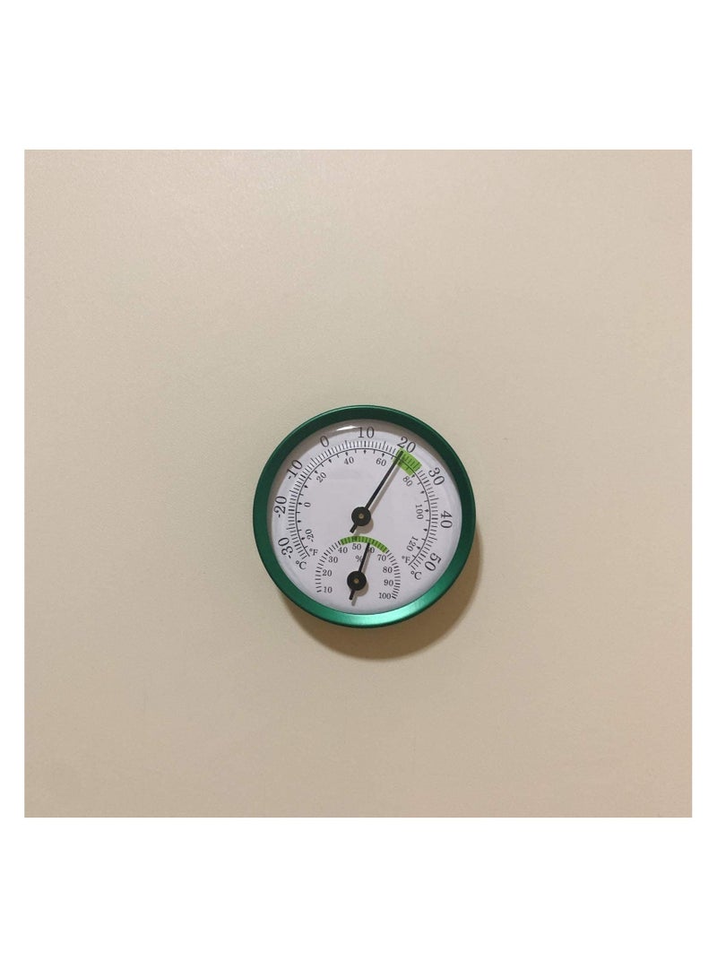سيوسي مصغرة ترمومتر داخلي و humidimeter - مصغرة ترمومتر humidimeter التناظرية رصد درجة الحرارة ، ومناسبة لتزيين خزانات المياه في الاحتباس الحراري في غرف الجدران المنزلية ، دون الحاجة إلى بطاريات - Image 4