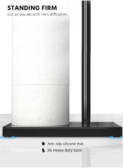 Generic Paper Towel Holder, Floor-Standing Paper Towel Holder, Free-Standing Toilet Paper Storage Rack, Floor-Standing Toilet Paper Dispenser, Multi-Functional Free-Standing Toilet Paper Holder, Vertical Integrated Storage Rack  - Image 2