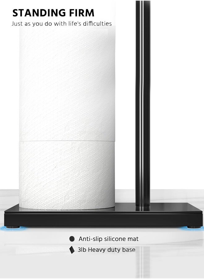 Generic Paper Towel Holder, Floor-Standing Paper Towel Holder, Free-Standing Toilet Paper Storage Rack, Floor-Standing Toilet Paper Dispenser, Multi-Functional Free-Standing Toilet Paper Holder, Vertical Integrated Storage Rack  - Image 2