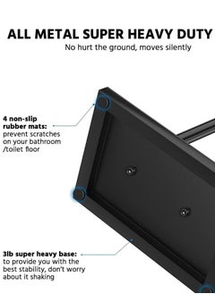 Generic Paper Towel Holder, Floor-Standing Paper Towel Holder, Free-Standing Toilet Paper Storage Rack, Floor-Standing Toilet Paper Dispenser, Multi-Functional Free-Standing Toilet Paper Holder, Vertical Integrated Storage Rack  - Image 3