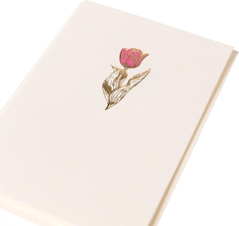 Graphique Tulip Cards | Pack of 10 Cards with Envelopes | Blank Inside | All Occasion Greetings | La Petite Presse Collection | Embossing and Gold Foil Accents | Boxed Set | 3.25" x 4.75" - Image 2