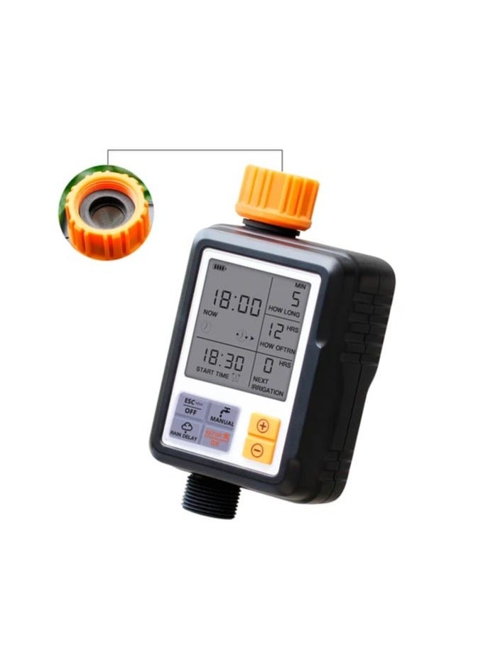 بريمو بلس مؤقت ري أوتوماتيكي بشاشة كبيرة أسود /برتقالي - Image 2