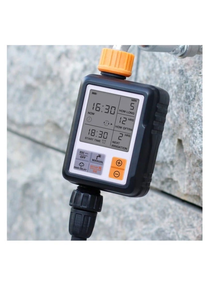 بريمو بلس مؤقت ري أوتوماتيكي بشاشة كبيرة أسود /برتقالي - Image 3