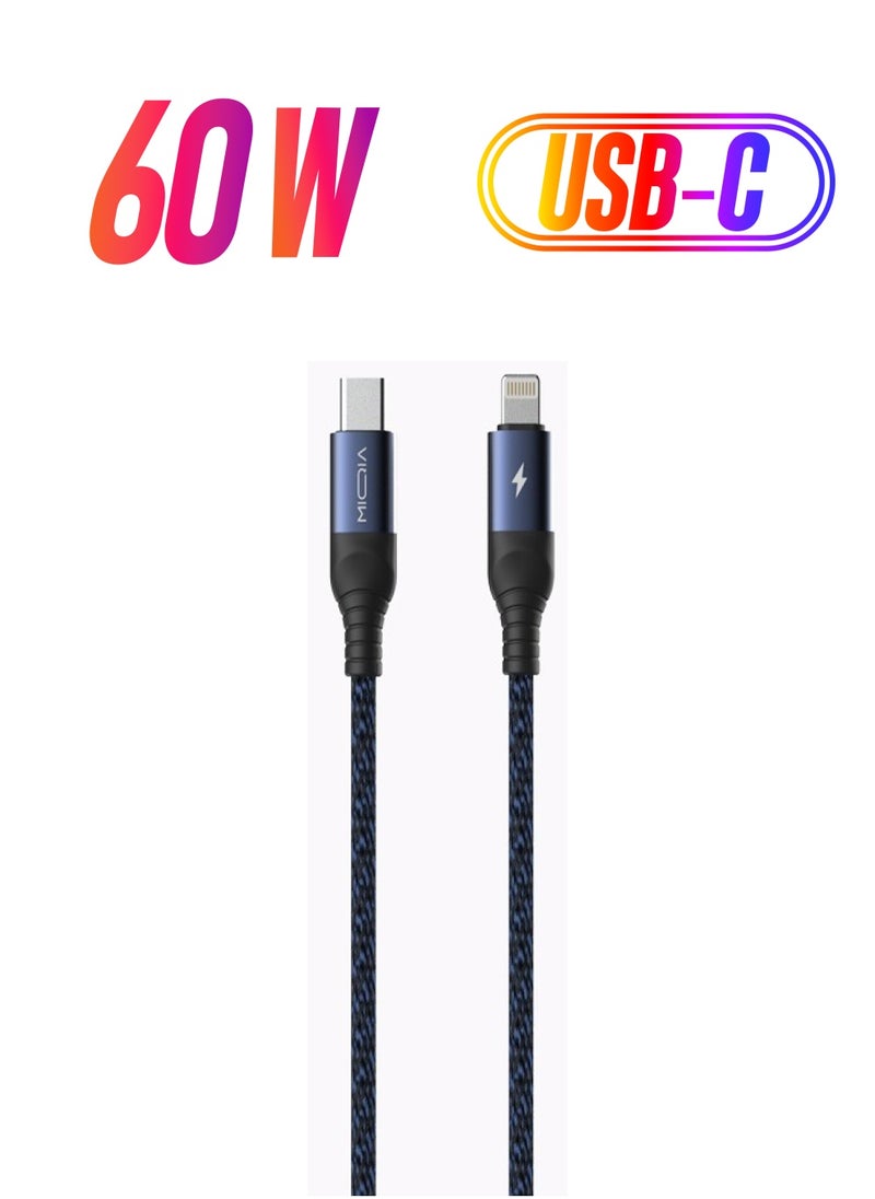 MIQIA PD Cable Blue 1M 20W  - Image 1
