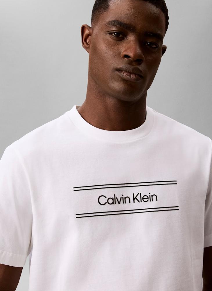 CALVIN KLEIN Shiny Logo T-Shirt - Image 3