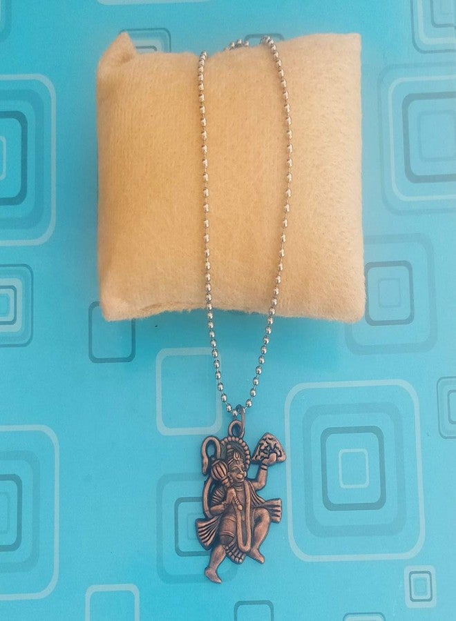 Sullery Religious Jewelry Pawan Putra Hanuman Bajrangbali Copper Brass,Zinc Metal 01 Necklace Pendant for Men and Women - Image 2