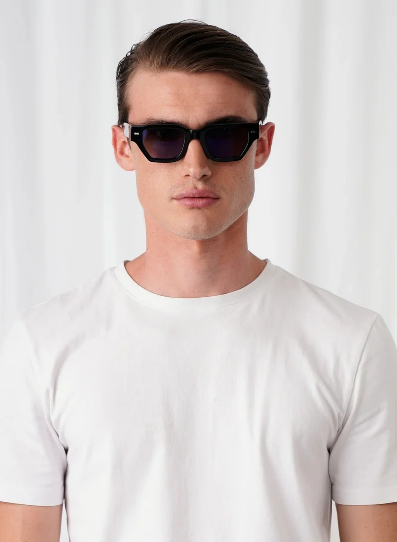 Explicit Poets Explicit Poets Unisex DYLAN Black - Gray Stylish Sunglasses, A10EP1