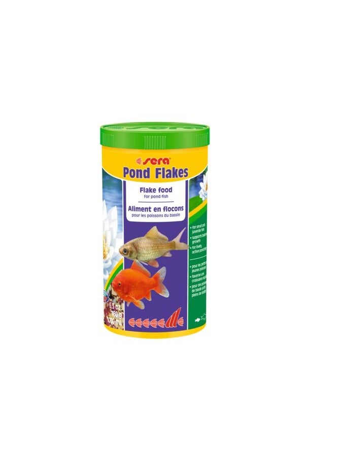 Sera - Nature Pond Flakes Food For Smaller Pond Fish - Image 1
