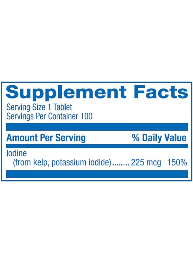 Anabolic Laboratories Iodine From Kelp Natural 100 Count - Image 4