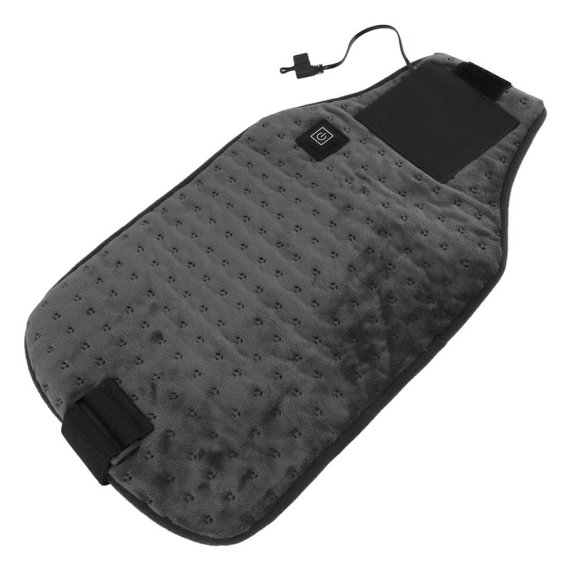 USB Powered Heated Waist Wrap Adjustable Temperature Fast Heating USB Heating Waist Wrap Heating Pad for Waist Neck Knee Dark Gray - Image 2