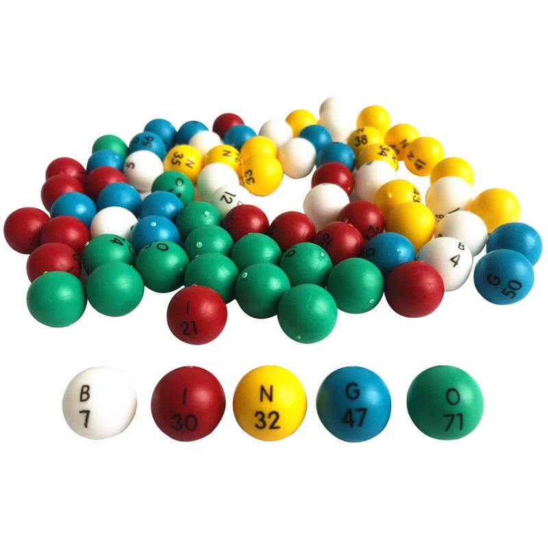 Yuanhe 35 Inch Bingo Balls for Standard Cages and Bingo Boards Easy Read 75 Count Perfect for PartiesBingo Nights RafflesLost Bingo Ball Replacements - Image 4