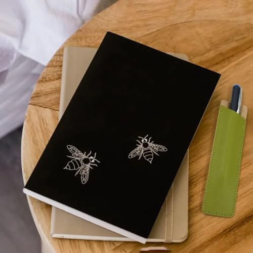 GOLD LEAF PU Leather Pen Pouch – 5PcsStylish & Portable Pen Case Holder | Personalized Pencil Sleeve Cover for School, Office, Travel & Promotional Gifts | Simple Protective PU Leather Pen Box - Image 4