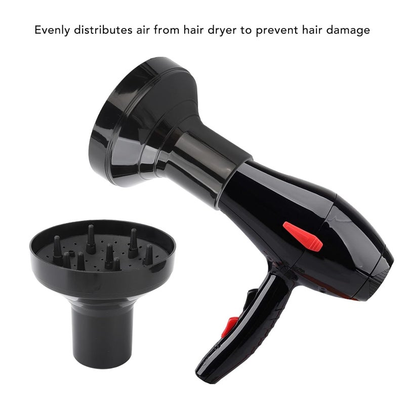 universal diffuser, Hair Dryer Diffuser with Even Air Distribution, Portable Blow Dryer Attachment for Curly Wavy Frizzy Hair Styling, ABS Material - Image 2