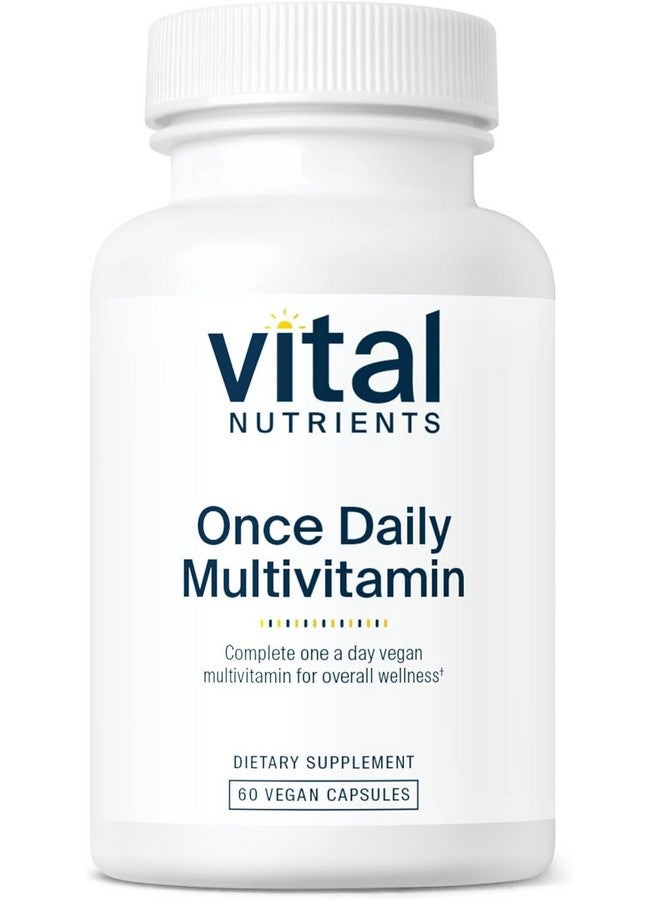 Vital Nutrients فيتامينات متعددة يومية حيوية | متعددة نباتية للنساء والرجال | خالية من مسببات الحساسية | 19 فيتامين أساسي + مضادات الأكسدة لصحة العين والقلب | خالية من الجلوتين والألبان وفول الصويا | 60 كبسولة - Image 1