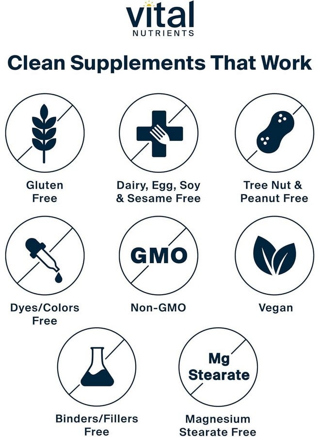 Vital Nutrients فيتامينات متعددة يومية حيوية | متعددة نباتية للنساء والرجال | خالية من مسببات الحساسية | 19 فيتامين أساسي + مضادات الأكسدة لصحة العين والقلب | خالية من الجلوتين والألبان وفول الصويا | 60 كبسولة - Image 3