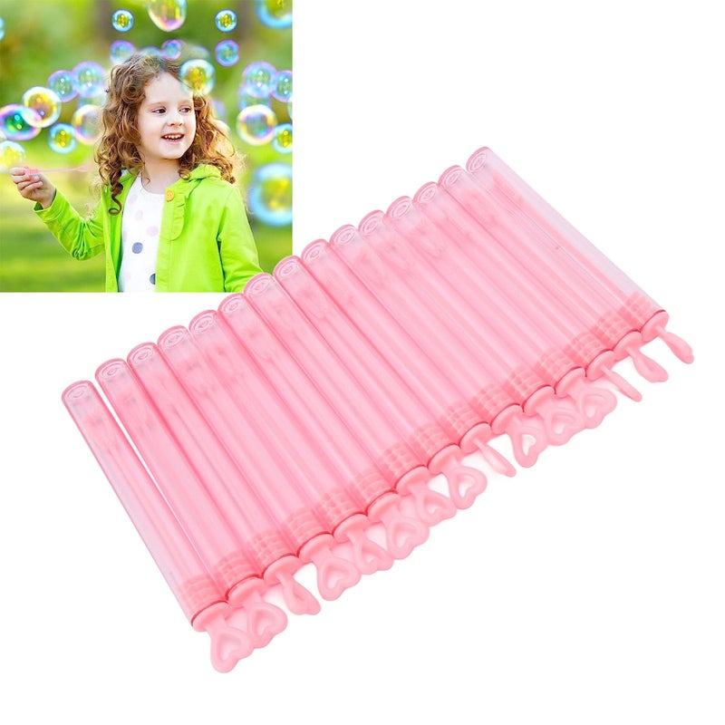 50 Pcs Pastel Heart Shaped Mini Bubble Wands For Party Wedding Decorations Goody Bag Fillers - Image 4