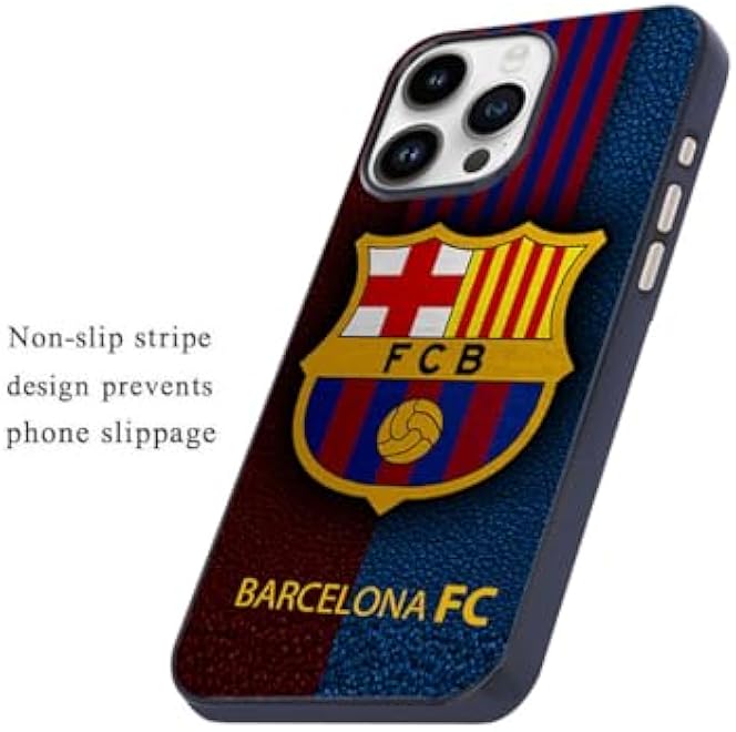 Silk Route Barcelona Design Spain FootballSoccer Club Mobile Back Cover for Apple iPhone 16 Pro Max Multicolor - Image 2