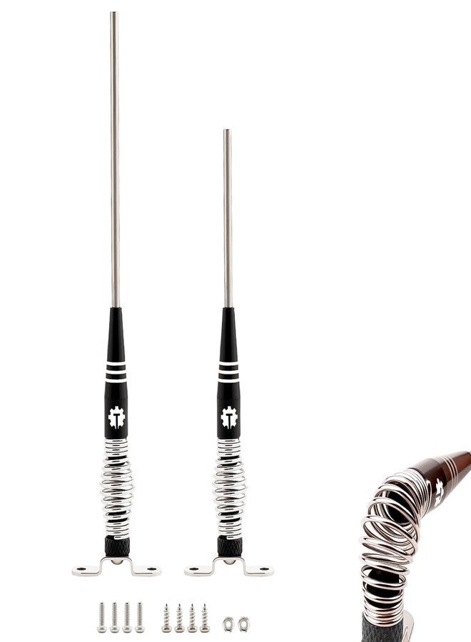 TCRC 80mm&100mm RC Car Antenna with GR5 Titanium Mast Hard Spring Set for 1/24 SCX24 FCX24 1/18 TRX4M Redcat Ascent18 HPI Venture18 FCX18 RC Crawler Car Upgrades - Image 1