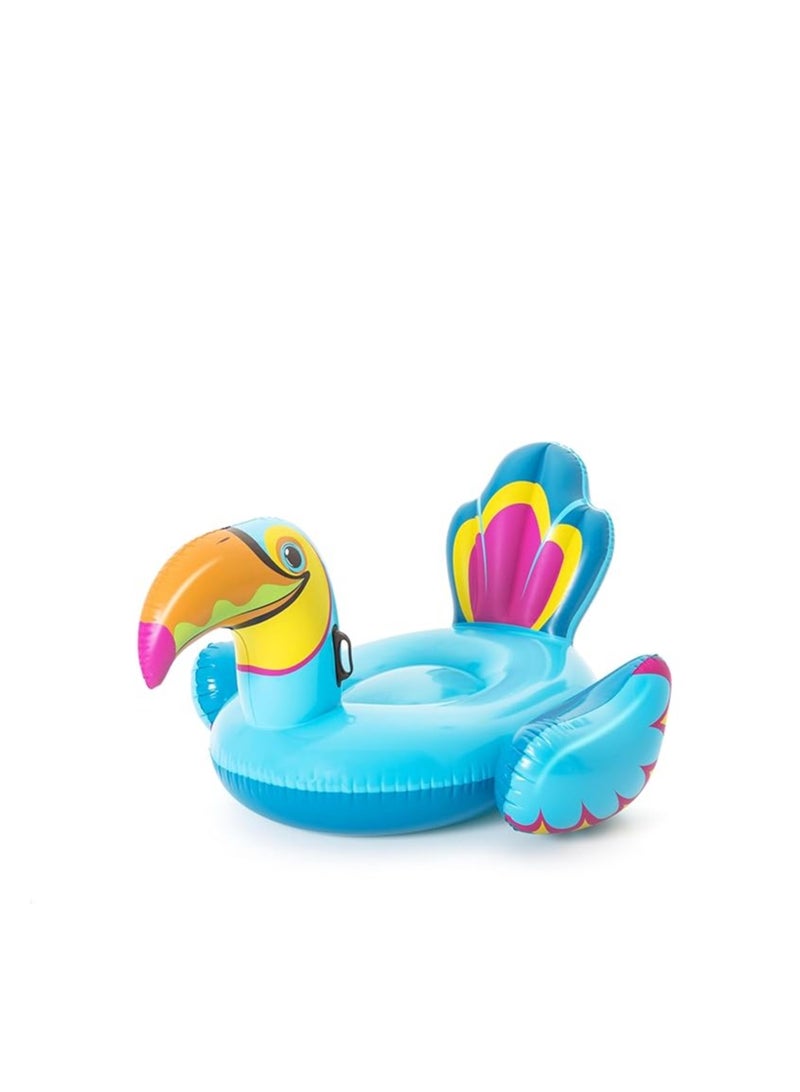 Bestway Tipsy Toucan Ride-On – Fun Inflatable Ride-On for Kids, Tropical Bird Pool Float - Image 1