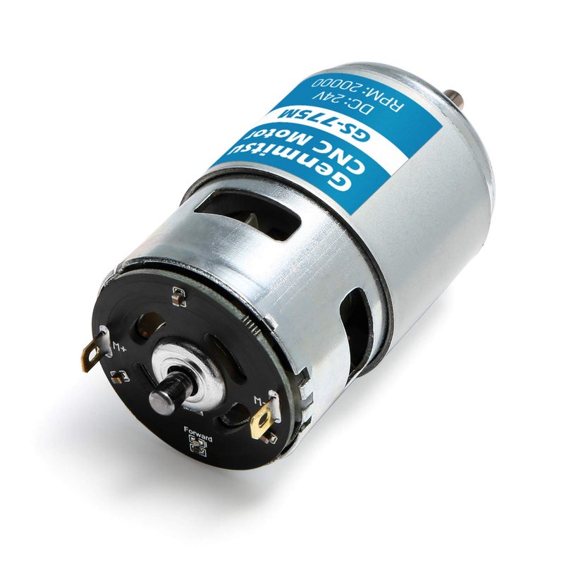 Genmitsu GS-775M Micro DC 24V 20000RPM 775 Motor, Double Ball Bearing, High Power, Noise Suppression, DC Motor Driver for Electrical Tools DIY… - Image 3