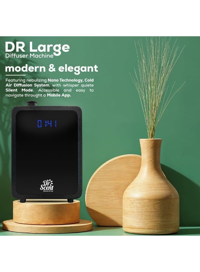Dr Scent Essential Oil Diffuser Fragrance Machine - Black (Large) - Image 2