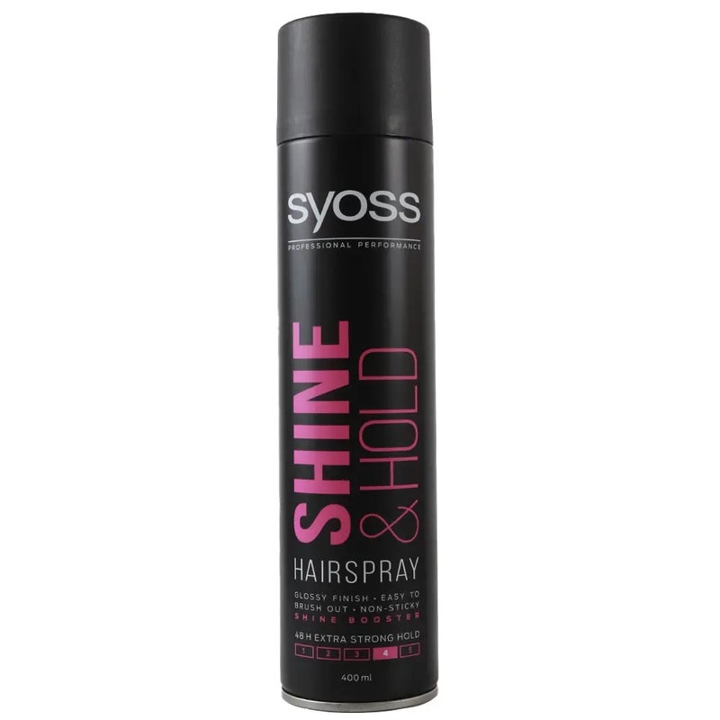 Syoss Professional Performance Hair Spray Shine And Hold- 400ml - Image 1