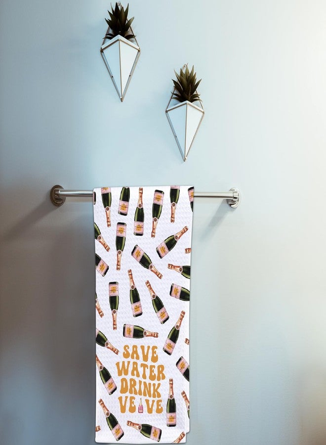 POFULL Drinker Gift Alcohol Gift Save Water Drink Kitchen Towel Housewarming Gift - Image 5